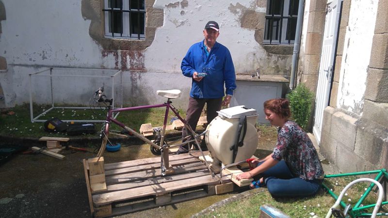 Vélo à laver