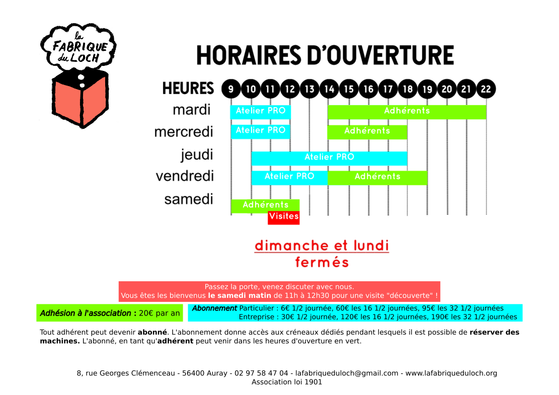 Horaire site2 2019